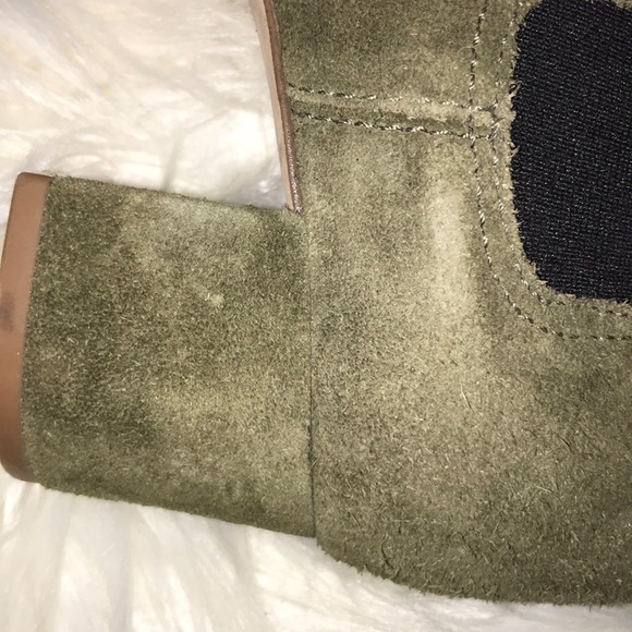 🎉host pick 🎉 Madewell kale green suede booties - Picture 4 of 7